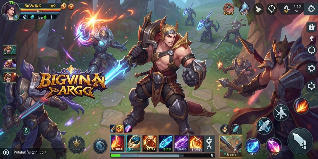 Tampilan gameplay epik di dunia ARPG BIGWIN189.