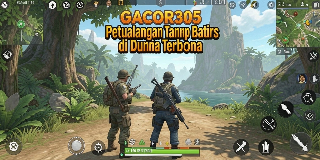 Tampilan gameplay GACOR305 yang menakjubkan di dunia terbuka.