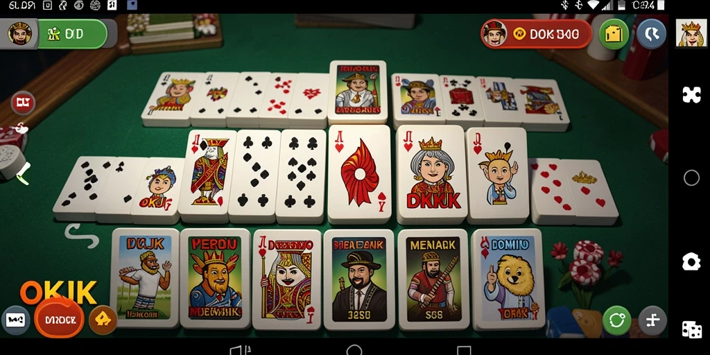 Tampilan gameplay seru di OKJK dengan fitur interaksi pemain.