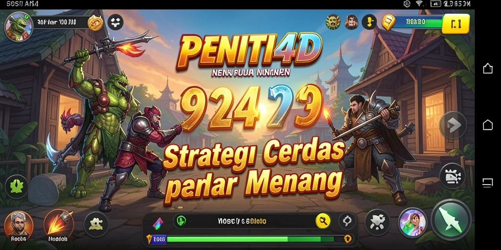 Tampilan gameplay PENITI4D yang menantang dan strategis.