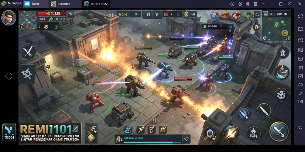 Screenshot REMI101 menunjukkan gameplay menarik dan interaksi pemain yang dinamis.