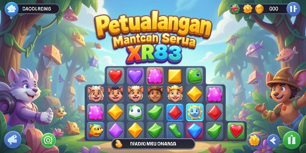 Tampilan gameplay XR88 yang menarik dan penuh warna.